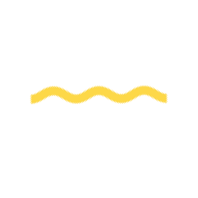 squiggly line divider yellow